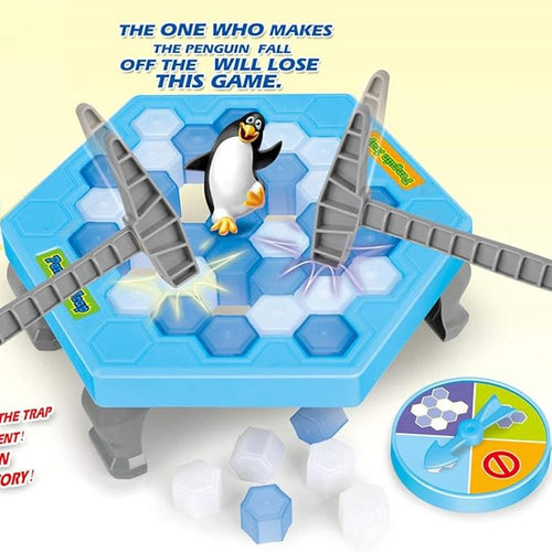 Chocozone Mini Table Games Balance Ice Cubes Save Penguin Icebreaker Beating Toys Boys & Girls